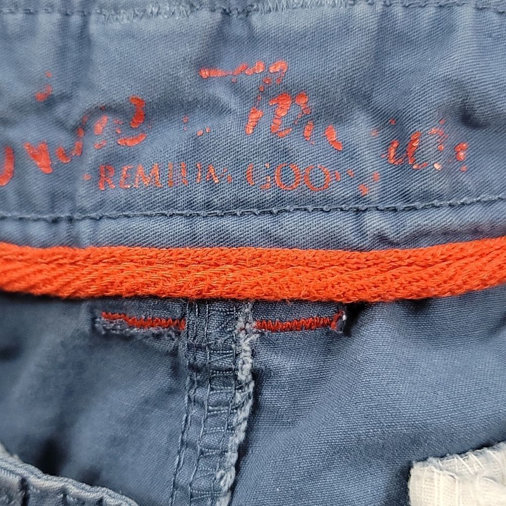 Boys Nine Threads Blue Shorts - Picture 8 of 10